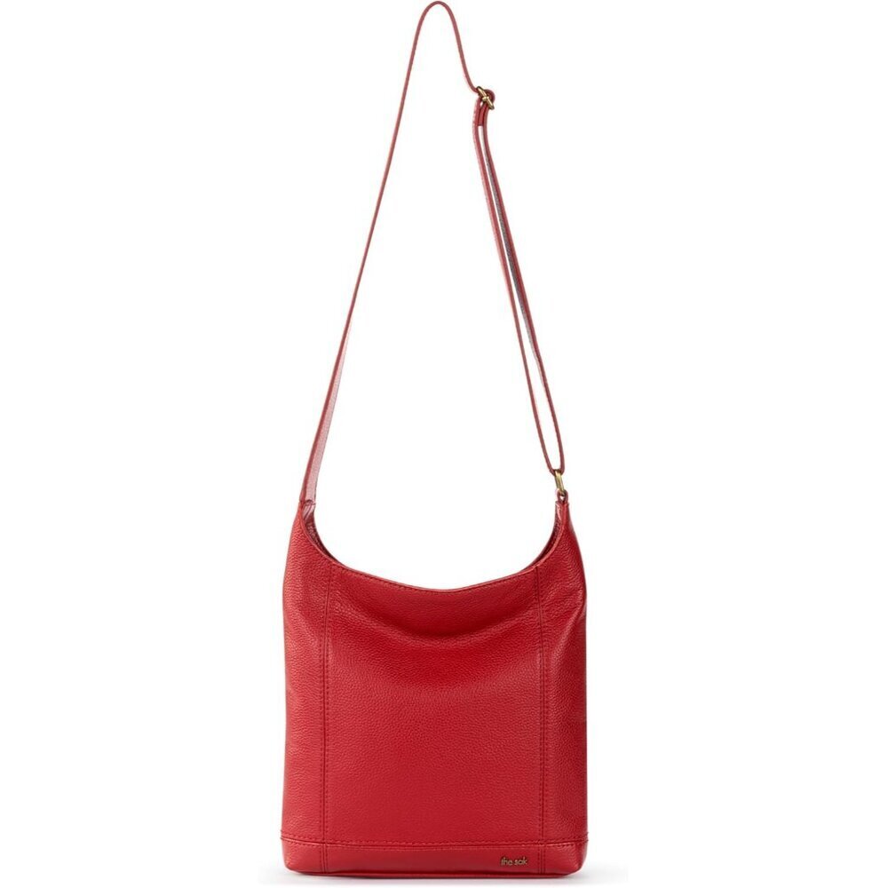 Leather Crossbody Bag Women's Travel Purse Small With Zipper And Adjustable Stra